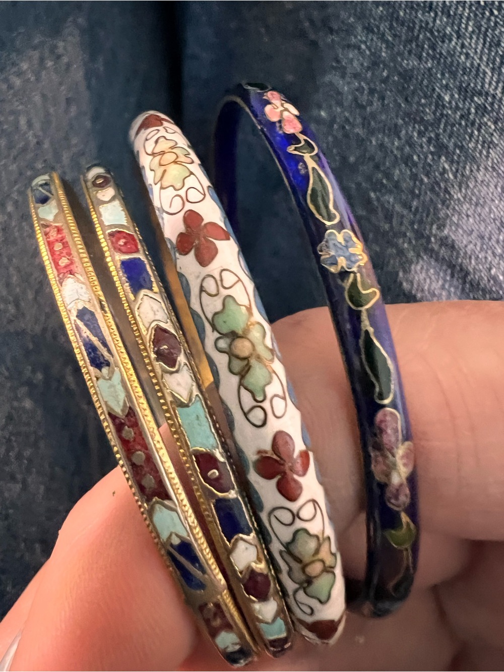 Lot of Assorted Cloisonné Bracelets